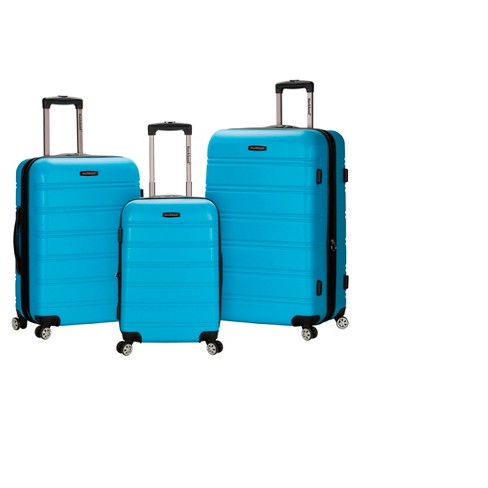 Rockland Melbourne 3pc ABS Spinner Luggage Set : Target