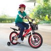 Costway 12"/14"/18" Kid's Bike for 4-8 with Height-Adjustable Handlebar & Saddle Handbrake Blue/Green/Red/Purple - 2 of 4