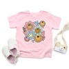 The Juniper Shop Flower Smiley Face Toddler Short Sleeve Tee - 2 of 2