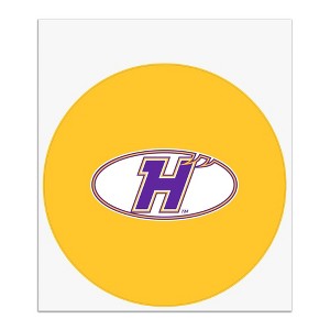 Hunter College Secondary Logo Automotive Car Window Locker Circle Bumper Sticker - 1 of 4