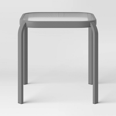 Glass Patio Side Table - Gray - Room Essentials&#8482;_1