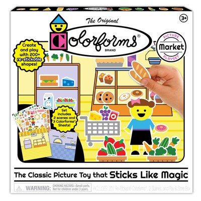 PlayMonster: Colorforms Picture Play Market Kit