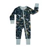 Boy's Prehistoric Dinosaur Bamboo Convertible Footie - EMERSON AND FRIENDS - 3 of 3