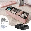 StorageBud Storage Ottoman for Bedroom End of Bed, Faux Leather Storage Bench, Large Storage Ottoman Bench, Entryway Bench with Storage - 2 of 4