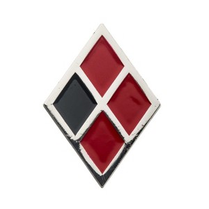 DC Comics Birds of Prey Harley Quinn Diamond Logo Enamel Collector Pin - 1 of 3