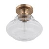 Brio Lighting Solaria 1 - Light Semi-Flush Mount in  Gold - 4 of 4