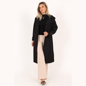 Petal and Pup Womens Trina Button Front Trench Coat - 1 of 4