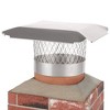 Draft King SS816U Single 304 Stainless Steel Round Slip In Flue Chimney Cover Hood for 15.5 to 16.5 Inch Diameter Masonry Chimneys - 4 of 4
