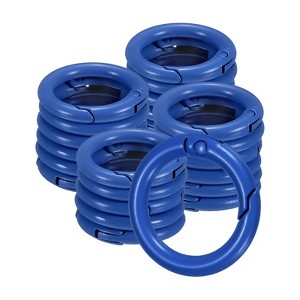 Unique Bargains Metal Spring O Rings 5/8 Inch Zinc Alloy Durable Multipurpose Lightweight Buckle - 1 of 4