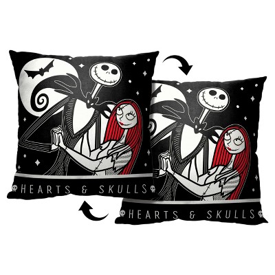 Disney Nightmare Before Christmas Scream Team Throw Pillow 18x18 Inches