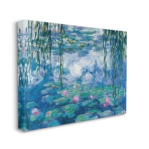 Stupell Industries Classic Water Lilies Painting Monet Pond Detail - 1 of 4