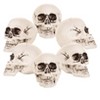 HalloweenCostumes.com  Set of 24 Mini Skull Prop Decorations | Realistic 4-Inch Plastic Skulls with Movable Jaws, Yellow - 2 of 4