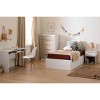 Hourra Work Kids' Desk Pure White - South Shore: Small Desk with Storage, Meets ASTM Standards, Ages 0-9, 5-Year Warranty - 2 of 4