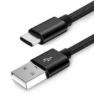 Braided USB-A-USB Type C Fast Charging Data Sync USB-C to USB-A 2.0 Cable - 1 of 4