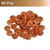Unique Bargains Wooden DIY Craft Clothing Sewing Buttons 50 Pcs - 3 of 4