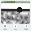 Real Relax 350GMS Teslin Mesh Pool Safety Fence, Stainless Steel Feet, Triple Stitching Craftsmanship, Protecting Children and Pets, Black - 3 of 4