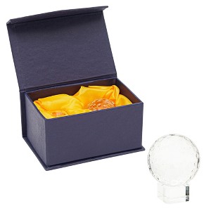 Maplefield Crystal Golf Trophy with Display Stand Base and Gift Box for Sports Tournament Awards, Golf Ball Statue for Prizes, 2 In - 1 of 4