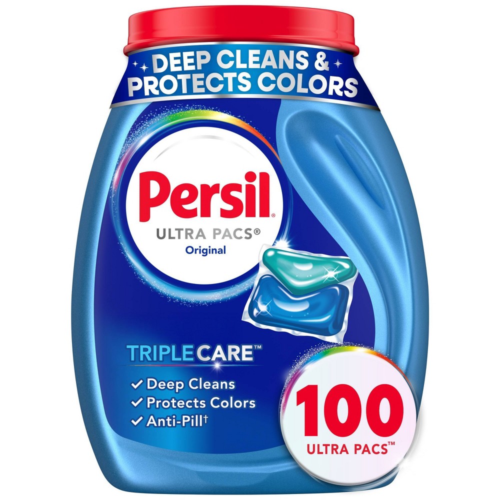 Photos - Ironing Board Persil Original HE Deep Cleaning Laundry Detergent Pods 100 Pacs - 72.3oz 