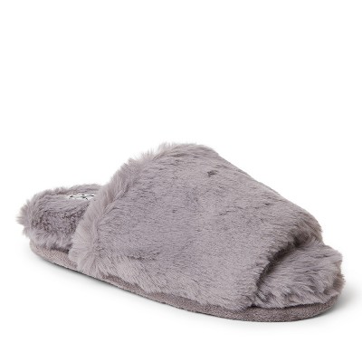 Ez Feet Women's Platfoam Faux Fur Slide Slipper : Target