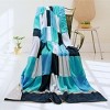 Slickblue Plaid Coral Fleece Throw Blanket 59x78.7 inches, Soft, Cozy & Stylish, Perfect for Any Room, 4 Design Options - 2 of 2