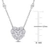 EVERLY JEWELRY | Sterling Silver 2 CT DEW Created Moissanite  Necklace With Chain - 3 of 4