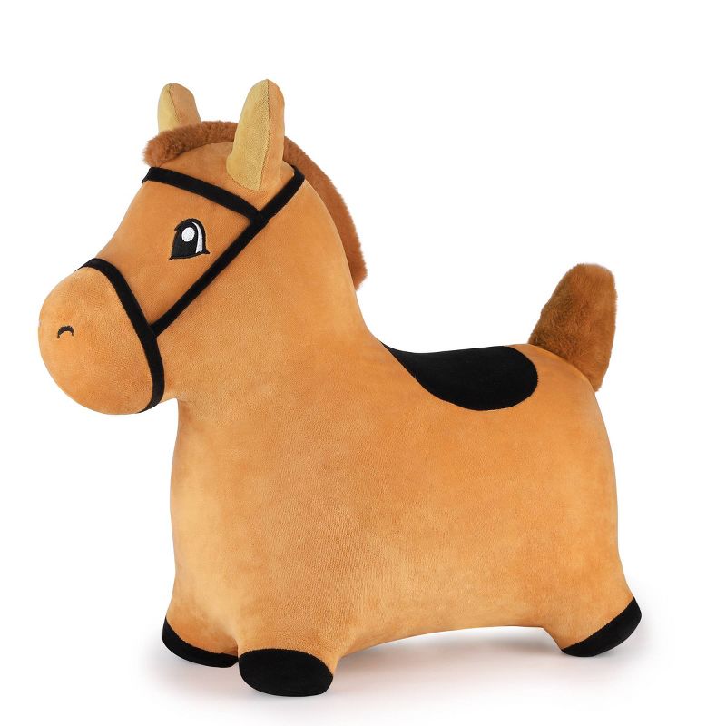 iPlay, iLearn Bouncy Pals Hopping Animal - Bouncy Brown Horse, 3 of 8