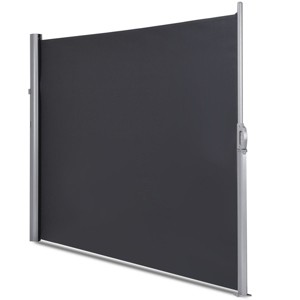 Tangkula 118.5"x 63" H Patio Retractable Folding Side Awning Screen Privacy Divider - 1 of 4