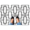 GoodGram Peel N' Stick DIY Retro 12x12 Self Adhesive Vinyl Floor Tile - 20 Tiles (20 Total SF in a Box) - Affinity - 20 Tiles/20 sq. ft. - 3 of 4
