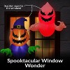 Sunnydaze Pumpkin Jack and Haunted Harold Halloween Window Inflatable Duo - 4 of 4