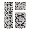Medallion Collection 3 Piece 100% Cotton Tufted Bathroom Rug Set  with Non-Slip Backing, Machine Washable, Tumble Dry Bath Mat - 2 of 4