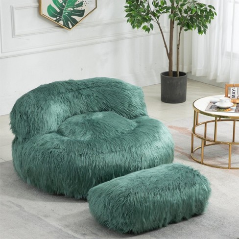 Faux fur bean bag hot sale target