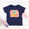 The Juniper Shop Girl Power Retro Toddler Short Sleeve Tee - image 2 of 2