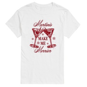 Men's - Instant Message - Martinis Merrier Short Sleeve Graphic T-Shirt - 1 of 4