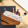 Unique Bargains Heart Print Pencil Case for Office Organizer - 2 of 4