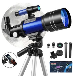 SUGIFT Telescopes for Kids Adults Beginners, 70MM Telescope for Astronomy, Refractor Telescopes with Tripod - 1 of 4