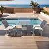 Nestfair 3pc Classic Wicker Patio Conversation Set Gray - 3 of 4