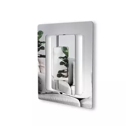 26" x 22" Echo Decorative Wall Mirror Silver - Umbra