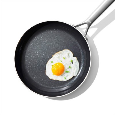 10" Stainless Steel Ceramic Non-Stick Frying Pan