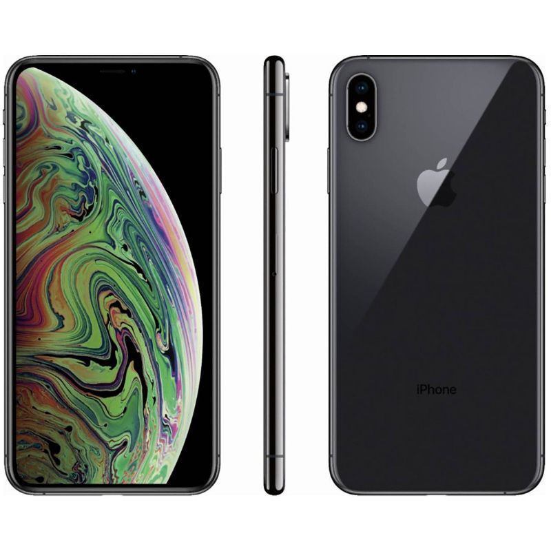 Apple iPhone Unlocked XS Max Pre-Owned (64GB) GSM/CDMA Phone - Gray, 6 of 7