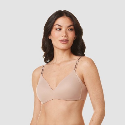 Simply Perfect By Warner's Women's Underarm Smoothing Wire-free Bra Rm0561t  - 34c Toasted Almond : Target