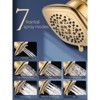 Cobbe Filtered 7 Modes High Pressure Shower Heads, 16 Stage Shower Head Filter for Hard Water for Remove Chlorine, Egyptian Gold, 6 Inch Square - 2 of 4