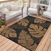 Outdoor Straw Plastic Rug, Lightweight Reversible Patio Rug, Folding Portable Deck Area Carpet, Large Floor Mat for Backyard Garden Camping Picnic - 4 of 4