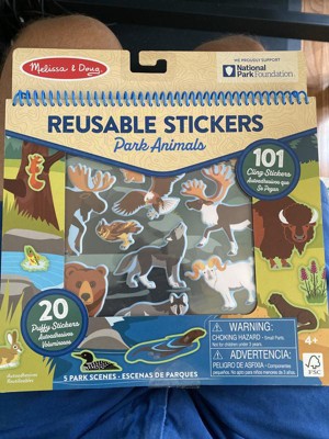 Melissa & Doug National Parks Reusable Stickers Jumbo Pad