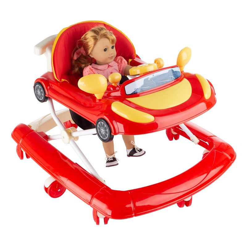 Toy Time Doll Walker-Baby Doll and Stuffed Animal Mobile Push Toy with Fun Car Design, 3 of 7