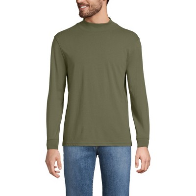 Lands' End Men's Super-T Mock Turtleneck