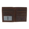 CTM Men's Distressed Hunter Leather RFID Hipster Wallet - 3 of 4