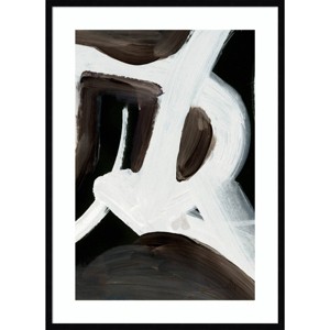 30" x 41" Connected by Dan Hobday Wood Framed Wall Art Print - Amanti Art: Minimalist Abstract, Giclee Lithograph - 1 of 4