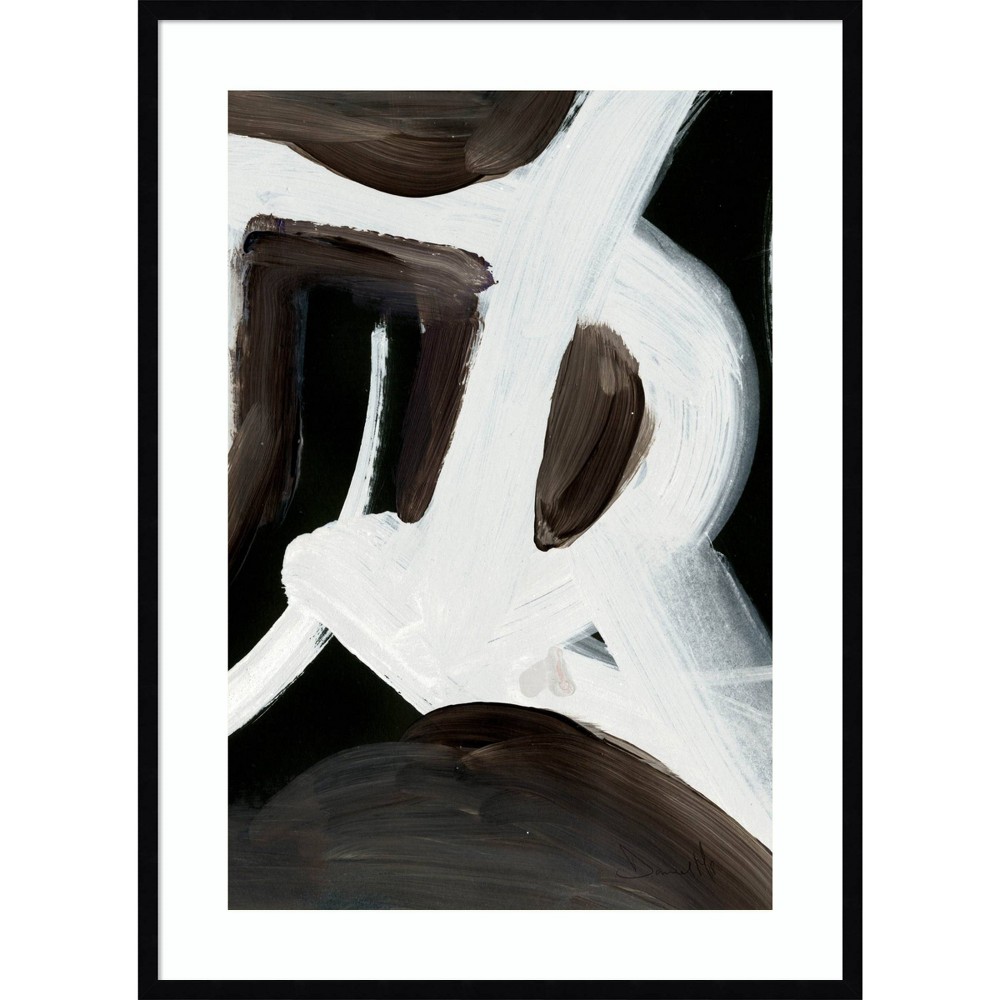 Photos - Other Decoration 30" x 41" Connected by Dan Hobday Wood Framed Wall Art Print - Amanti Art: Minimalist Abstract, Giclee Lithograph