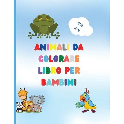 Libro da colorare di animali per bambini - by  Urtimud Uigres (Paperback)