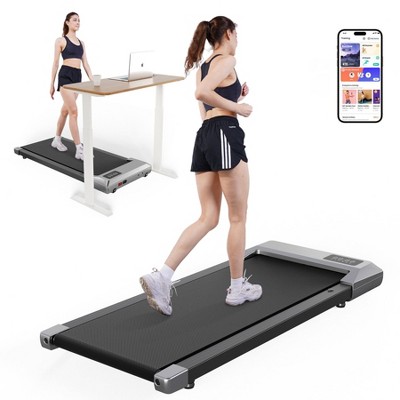 SupeRun Treadmills 16.14*35.43 inches Belt 2 in 1 2.5 Horsepower under desk pad for home and office